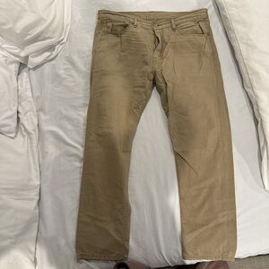 Levi's Men's Straight Jeans in Tan